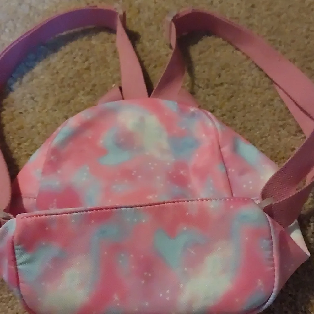 Unicorn Sequin Mini Backpack, Pink - Picture 2 of 3